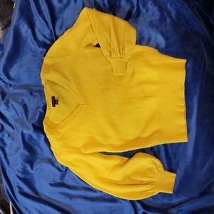 Ann Taylor yellow sweater size small